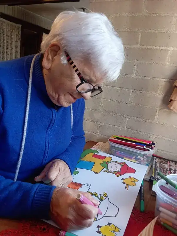 Laboratorio di pittura a Villa Roveglia