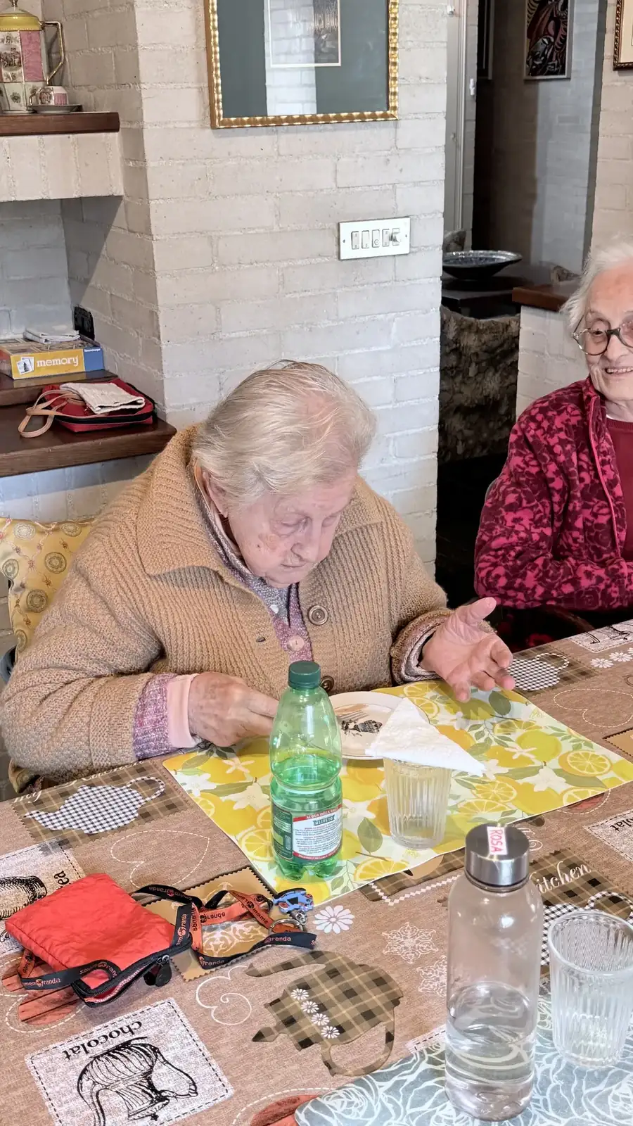 Momento di socialità al centro diurno